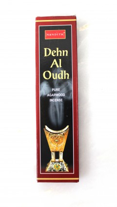 Nandita Fragrances, DEHN AL OUDH Pure Agarwood Incense Sticks Agarbatti, 50g
